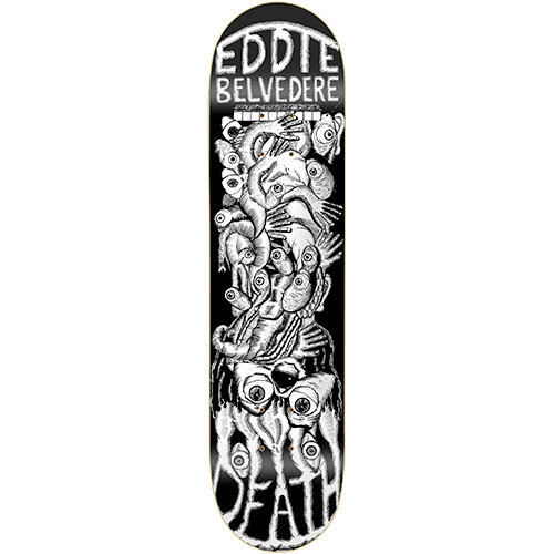 Eddie Belvedere Maiden PO Deck Death Skateboards 8.5 " grip & free shipping 