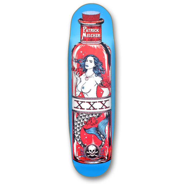 Patrick Melcher Pro BLUE MERMAID deck Death Skateboards 8.25 grip free shipping Patrick Melcher Pro BLUE MERMAID deck Death Skateboards 8.25 grip free shipping